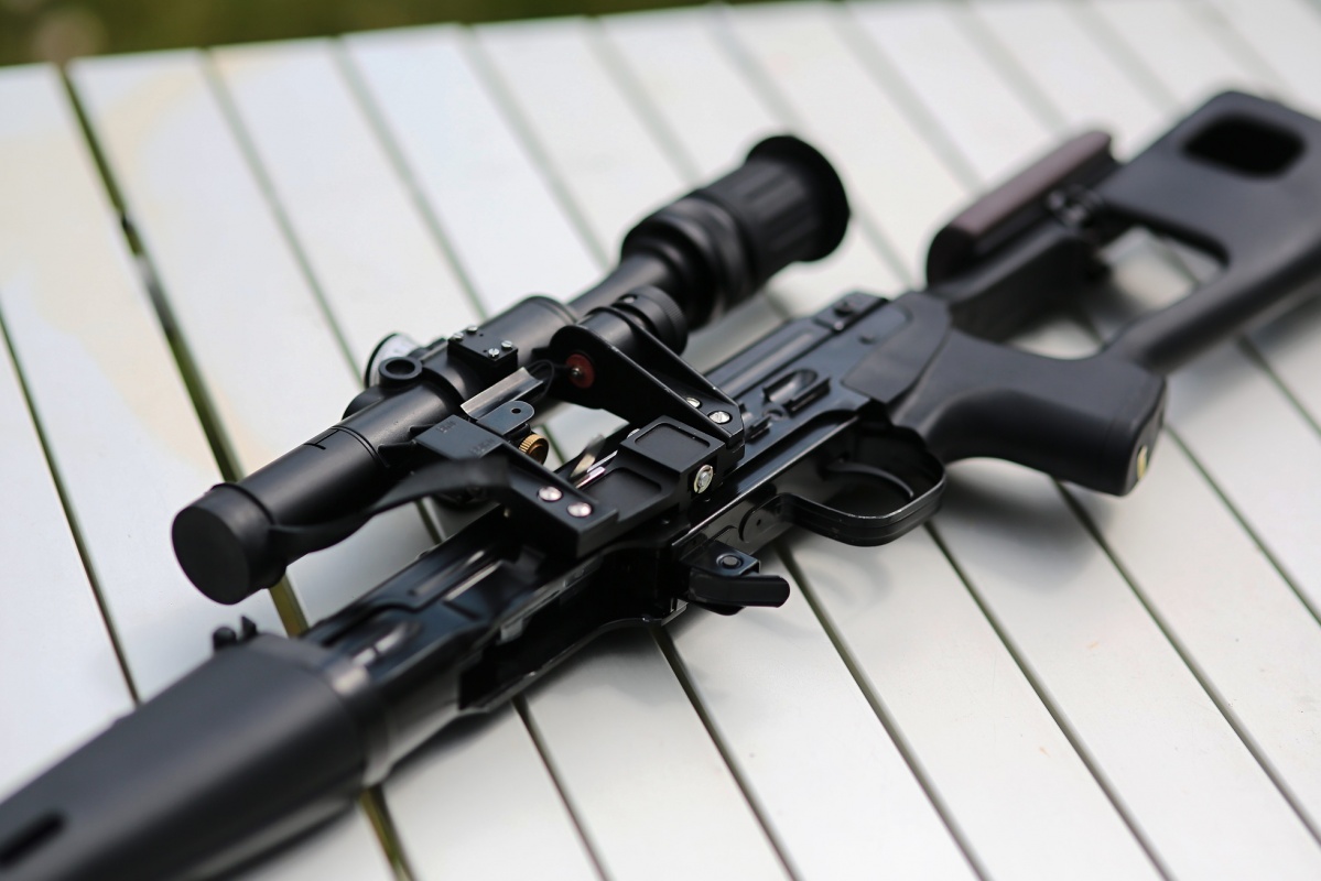 Airsoftové vybavení ve zbrojáku