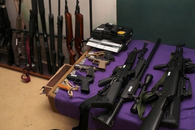 Airsoftové vybavení ve zbrojáku